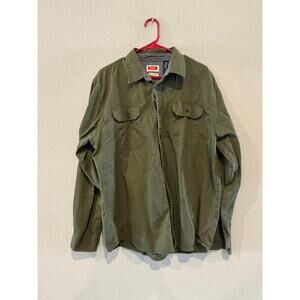 Wrangler Flannel Mens Long Sleeve Shirt L